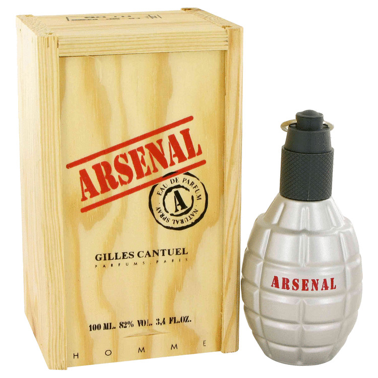 Arsenal Red Eau De Parfum Spray (New) 3.4 oz (100ml) 3 ARSENAL RED by Gilles Cantuel