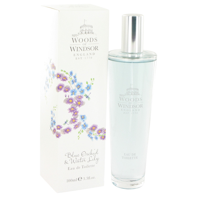 Blue Rush (Caribbean Joe) Eau De Parfum Spray 3.4 oz (100ml) 2 Blue Orchid & Water Lily by Woods of Windsor