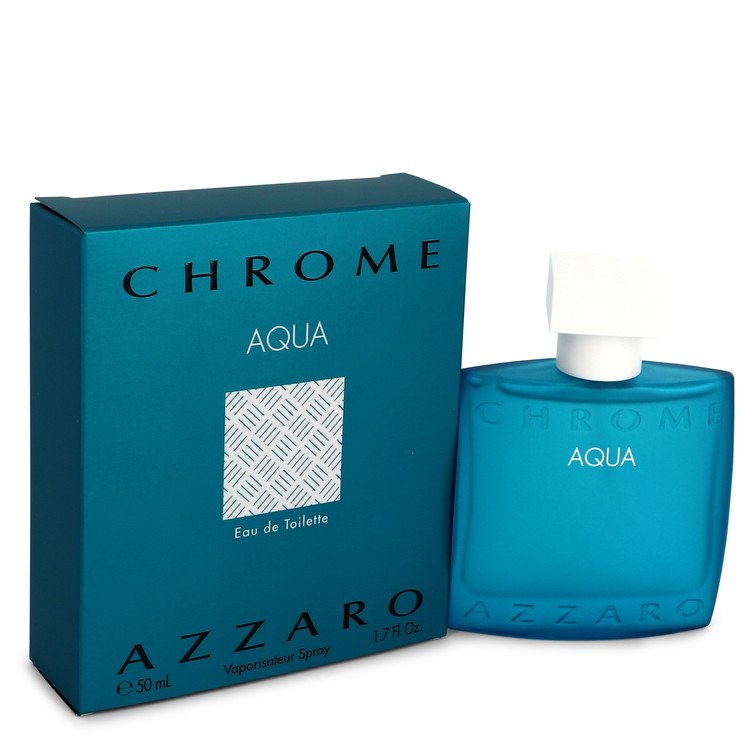 Chrome Aqua Eau De Toilette Spray (Tester) 3.4 oz (100ml) 3 Chrome Aqua by Azzaro