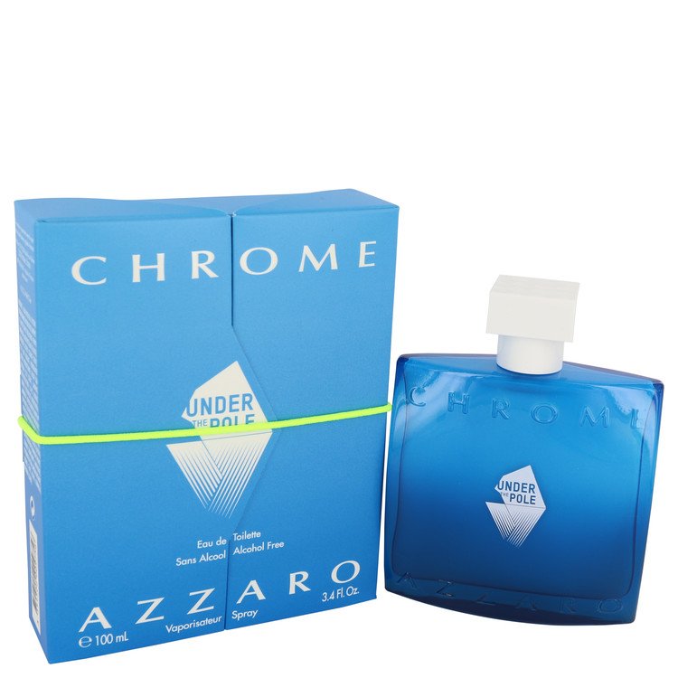 Chrome United Eau De Toilette Spray 1 oz (30ml) 3 Chrome Under The Pole by Azzaro