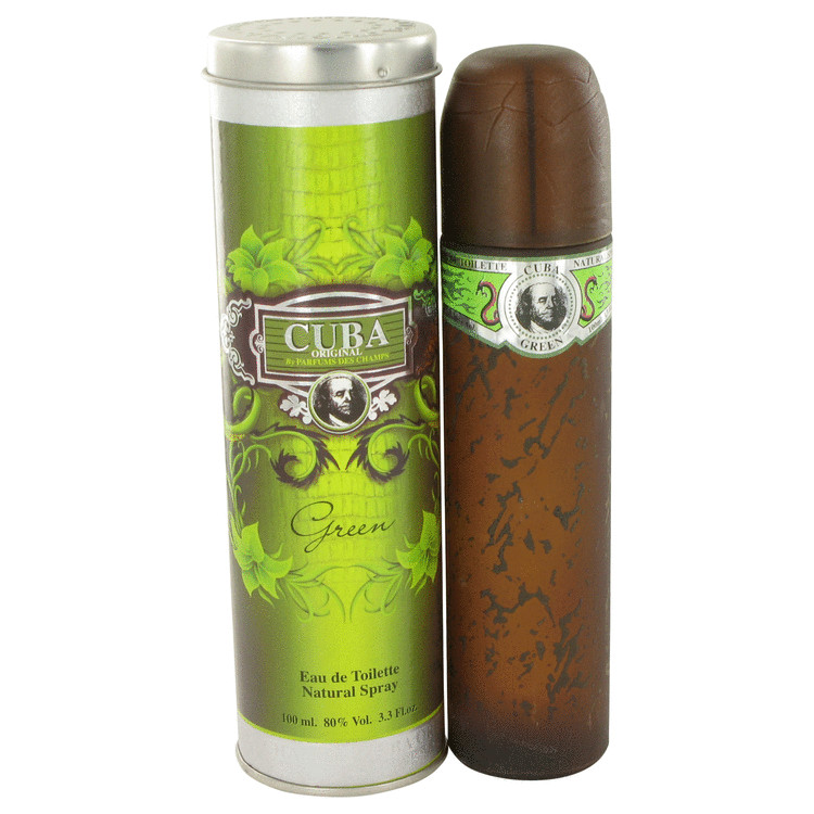 Cuba Green Eau De Toilette Spray 3.4 oz (100ml) 5 cuba green by fragluxe p463780
