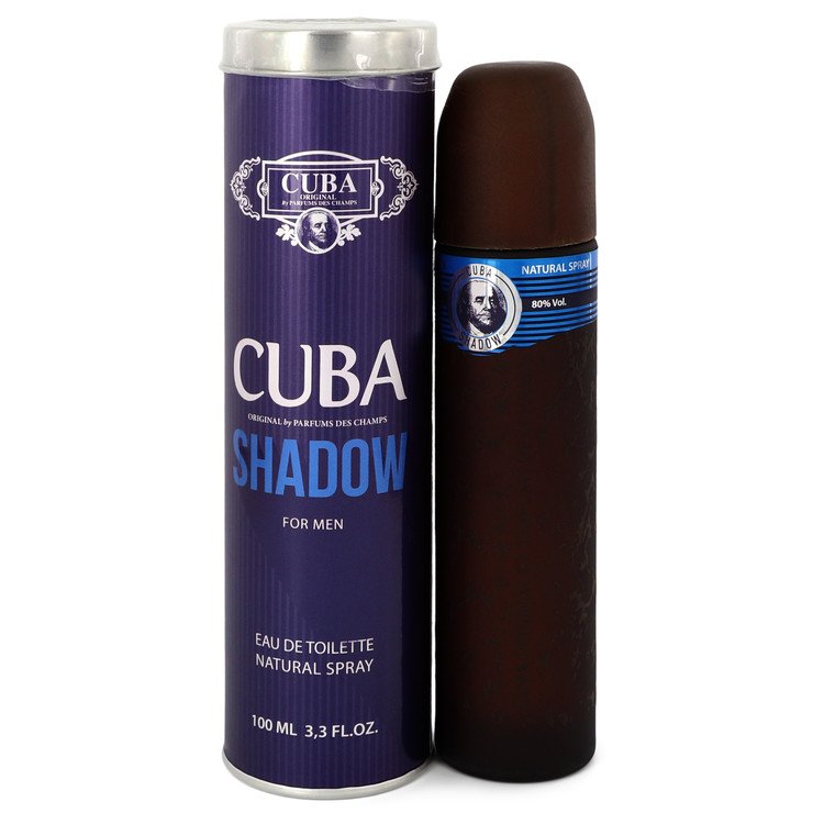Cuba Silver Blue Eau De Toilette Spray 3.3 oz (100ml) 2 Cuba Shadow by Fragluxe