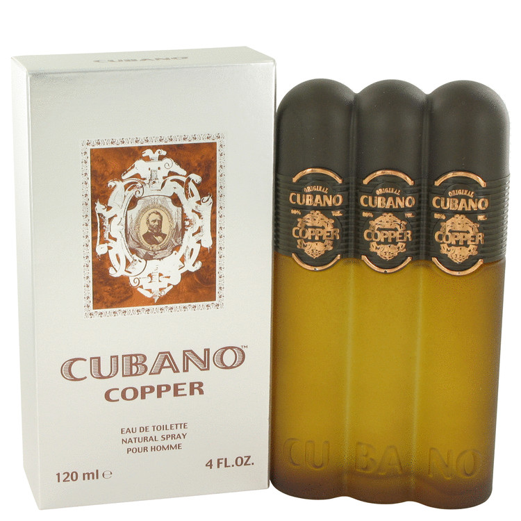 Cubano Gold Eau De Toilette Spray 4 oz (120ml) 2 Cubano Copper by Cubano