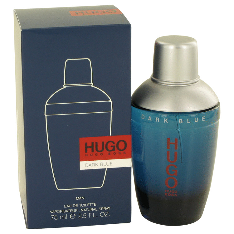 Dark Blue Eau De Toilette Spray 2.5 oz (75ml) 5 dark blue by hugo boss p403574