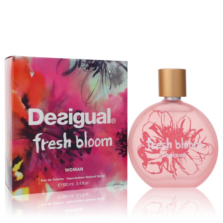 Desigual Fresh World Eau De Toilette Spray 3.4 oz (100ml) 2 Desigual Fresh Bloom by Desigual