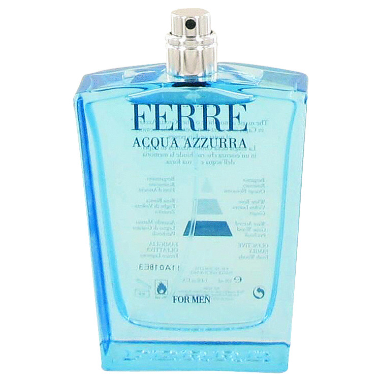 Ferre Acqua Azzurra Eau De Toilette Spray (Tester) 3.4 oz (100ml) 6 ferre acqua azzurra by gianfranco ferre p483145