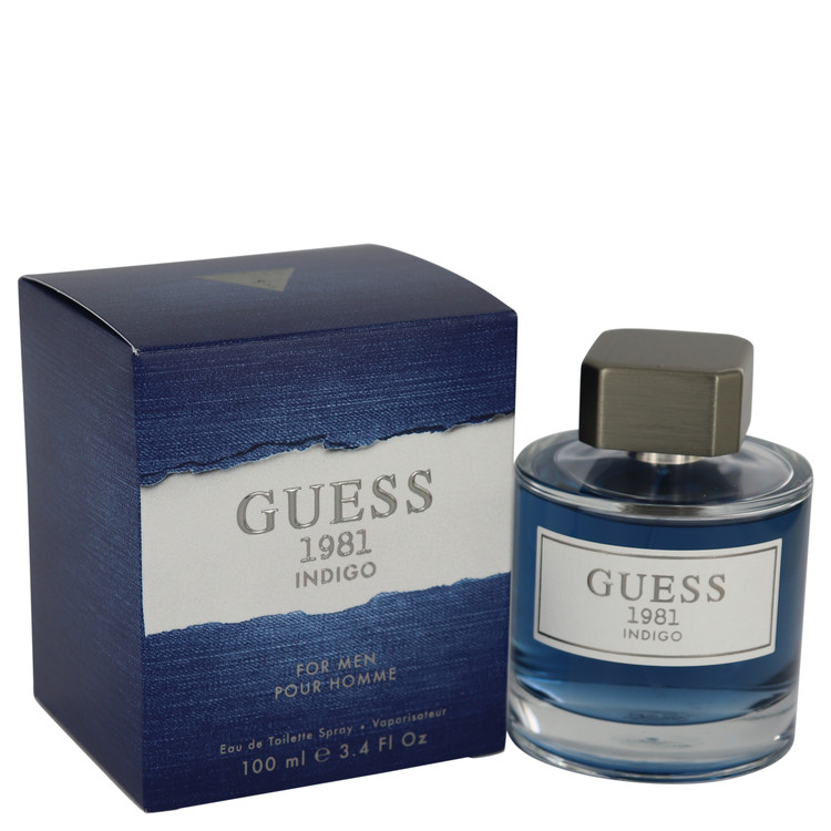 Guess 1981 Indigo Eau De Toilette Spray 3.4 oz (100ml) 4 guess 1981 indigo by guess p540852