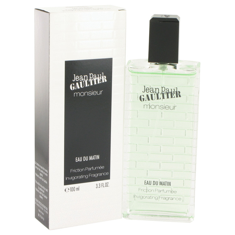 Jet Black Eau De Parfum Spray 3.4 oz (100ml) 2 Jean Paul Gaultier Monsieur Eau Du Matin by Jean Paul Gaultier