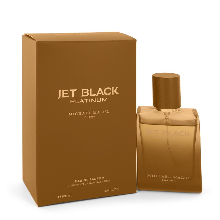 Jet Black Platinum Eau De Parfum Spray 3.4 oz (100ml) 4 jet black platinum by michael malul p551283
