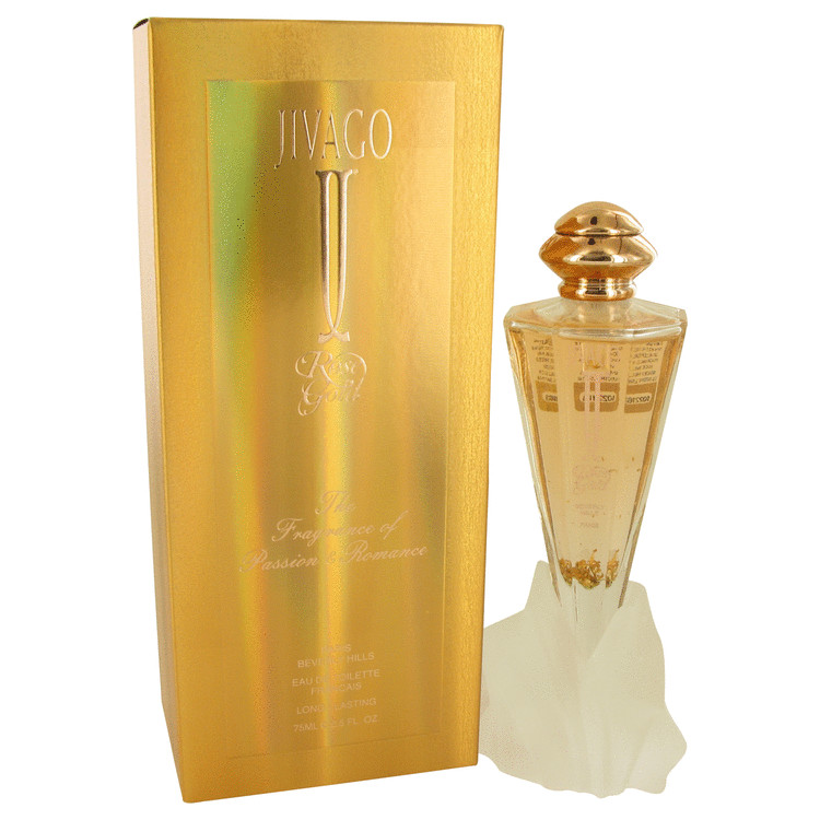 Jivago Rose Gold Eau De Toilette Spray 2.5 oz (75ml) 5 jivago rose gold by ilana jivago p534519