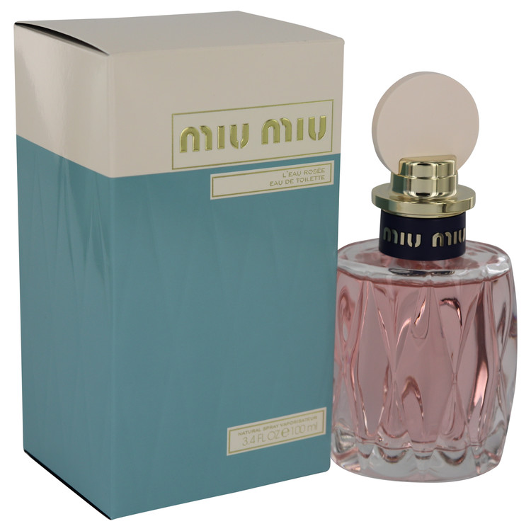 Miu Miu L'Eau Rosee Eau De Toilette Spray 3.4 oz (100ml) 5 miu miu leau rosee by miu miu p540598