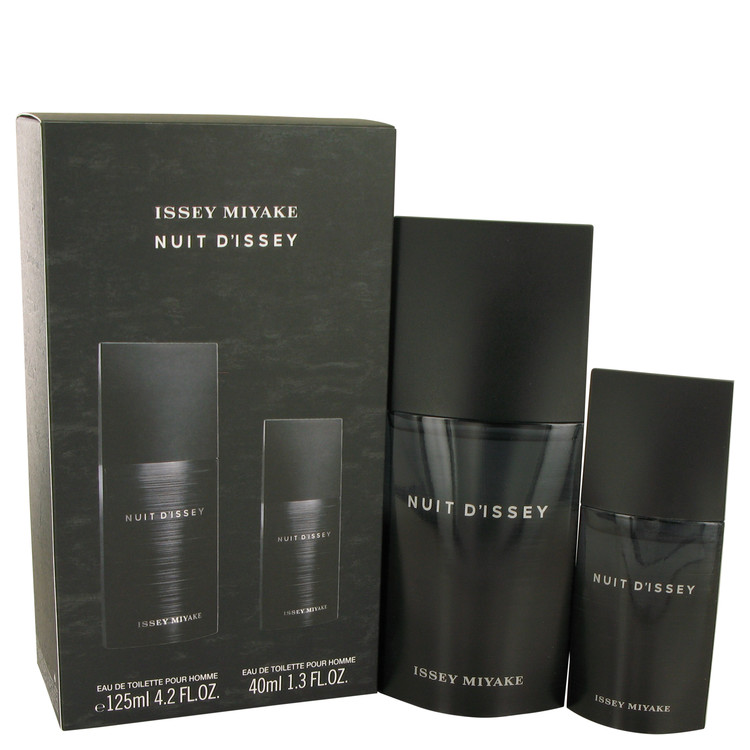 Nuit D'Issey Gift Set - 4.2 oz (125ml) Eau De Toilette Spray + 1.3 oz Eau De Toilette Spray 6 nuit dissey by issey miyake p537370