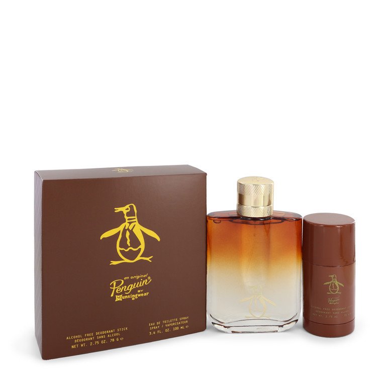 Original Penguin Gift Set - 3.4 oz (100ml) Eau De Toilette Spray + 2.5 oz (75ml) Deodorant Stick (Alcohol Free) 5 original penguin by munsingwear p545358