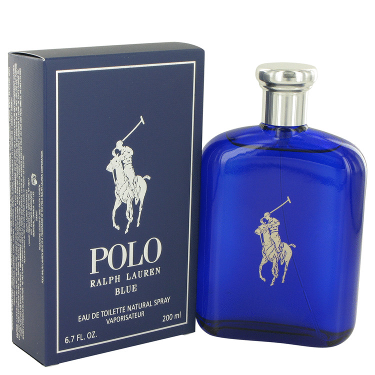 Polo Blue Eau De Toilette Spray 6.7 oz (200ml) 6 polo blue by ralph lauren p466546