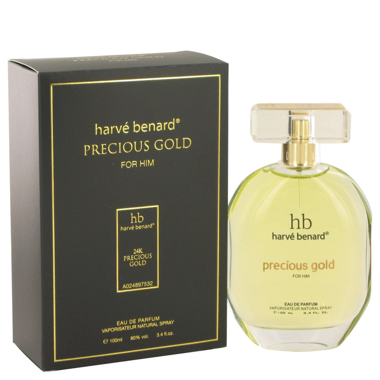 Precious Gold Eau De Toilette Spray 3.4 oz (100ml) 4 precious gold by harve benard p524552