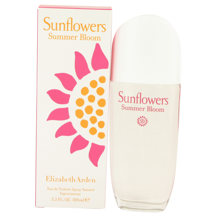 Sunflowers Sunlight Kiss Eau De Toilette Spray 3.4 oz (100ml) 2 Sunflowers Summer Bloom by Elizabeth Arden