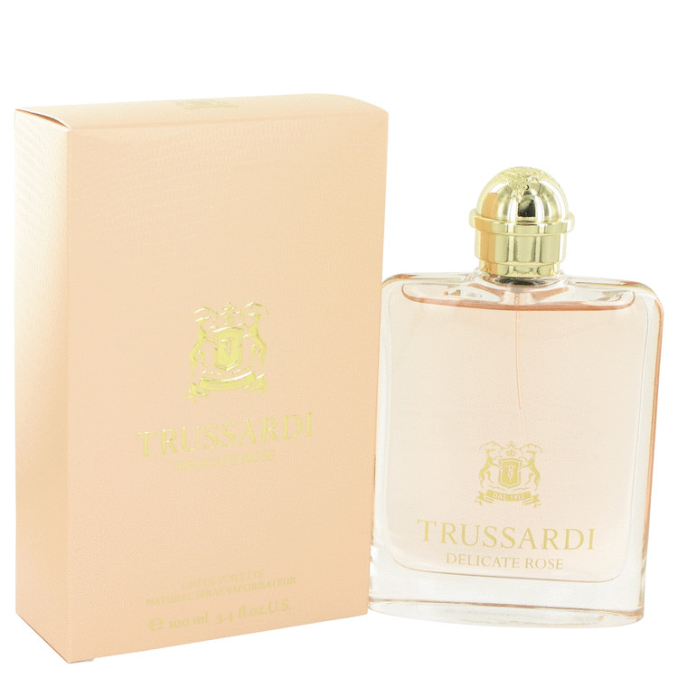 Trussardi Donna Eau De Toilette Spray 3.4 oz (100ml) 3 Trussardi Delicate Rose by Trussardi