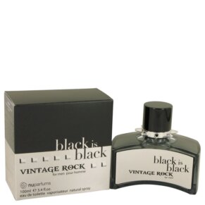 Black Is Black Vintage Rock Cologne by Nu Parfums for Men