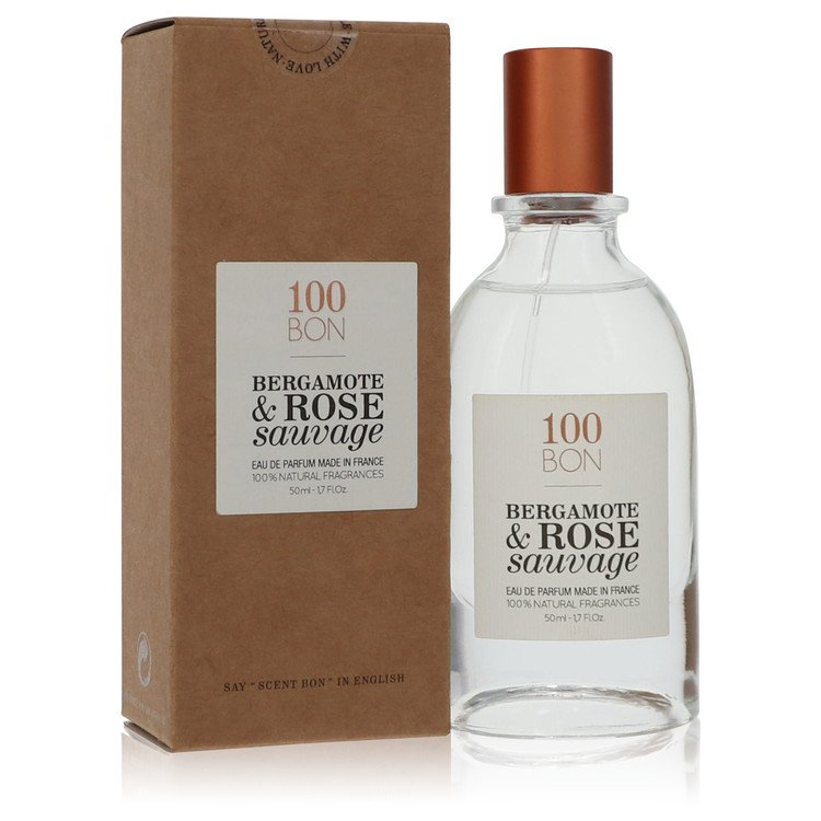 100 Bon Bergamote & Rose Sauvage Men Eau De Parfum Spray (Unisex Refillable) 1.7 oz (50 ml) by 100 Bon
