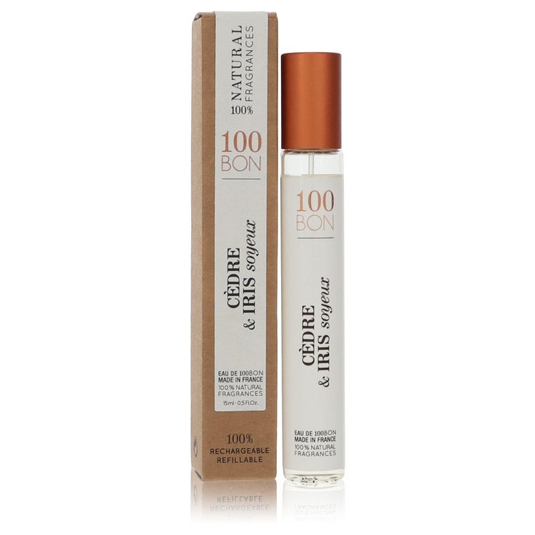 100 Bon Cedre & Iris Soyeux Men Mini EDP Spray (Unisex Refillable) .5 oz by 100 Bon