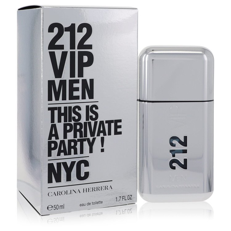 212 Vip Men Eau De Toilette Spray 1.7 oz (50 ml) by Carolina Herrera