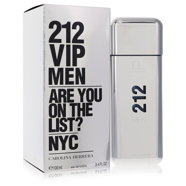 212 Vip Men Eau De Toilette Spray 3.4 oz (100 ml) by Carolina Herrera