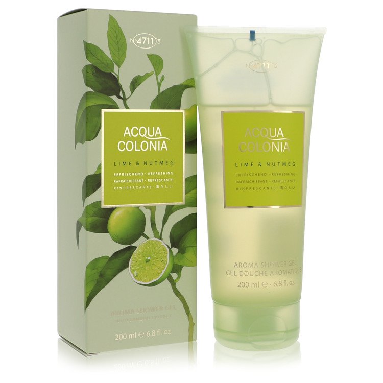 4711 Acqua Colonia Lime & Nutmeg Women Shower Gel 6.8 oz (200 ml) by 4711