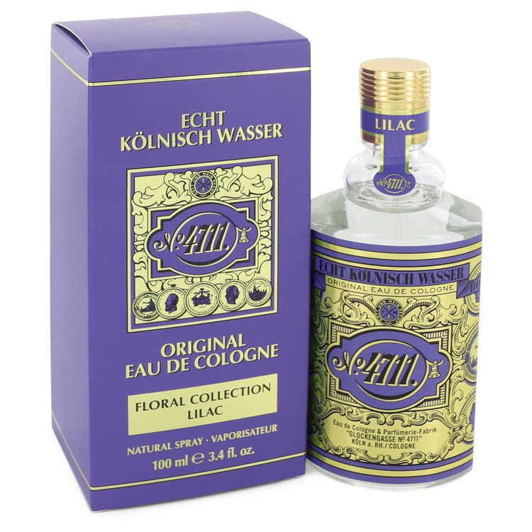 4711 Lilac Men Eau De Cologne Spray (Unisex) 3.4 oz (100 ml) by 4711
