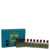 Gift Set: Includes Ten (10) Travel size Eau De Cologne .10 oz in a gift box