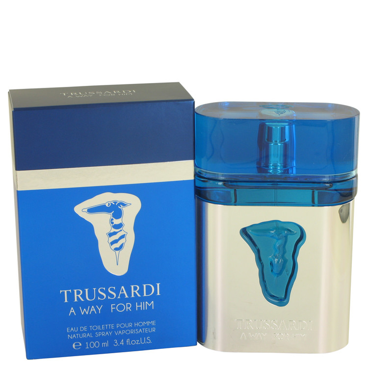 A Way For Him Men Eau De Toilette Spray 3.4 oz (100 ml) by Trussardi
