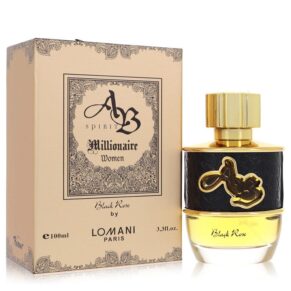 Ab Spirit Millionaire Black Rose Women Eau De Parfum Spray 3.3 oz (100 ml) by Lomani
