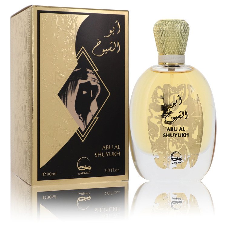 Abu Al Shuyukh Men Eau De Parfum Spray 3 oz (90 ml) by Khususi