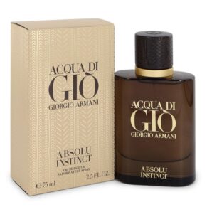 Acqua Di Gio Absolu Instinct Men Eau De Parfum Spray 2.5 oz (75 ml) by Giorgio Armani