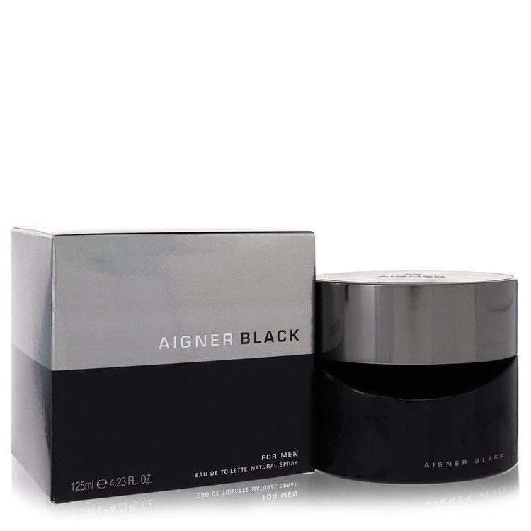 Aigner Black Men Eau De Toilette Spray 4.2 oz (125 ml) by Etienne Aigner
