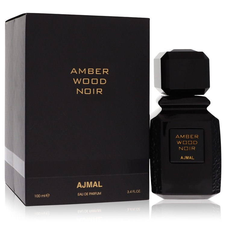 Ajmal Amber Wood Noir Women Eau De Parfum Spray (Unisex) 3.4 oz (100 ml) by Ajmal
