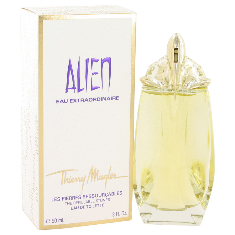 Alien Eau Extraordinaire Women Eau De Toilette Spray Refillable 3 oz (90 ml) by Thierry Mugler
