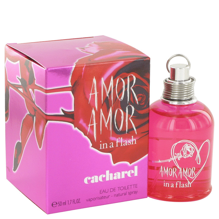 Amor Amor In A Flash Women Eau De Toilette Spray 1.7 oz (50 ml) by Cacharel