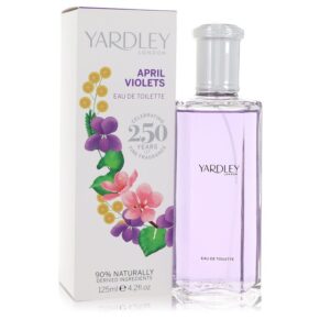 April Violets Women Eau De Toilette Spray 4.2 oz (125 ml) by Yardley London