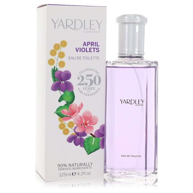 April Violets Women Eau De Toilette Spray 4.2 oz (125 ml) by Yardley London