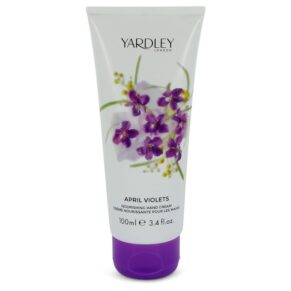 April Violets Women Hand Cream 3.4 oz (100 ml) by Yardley London