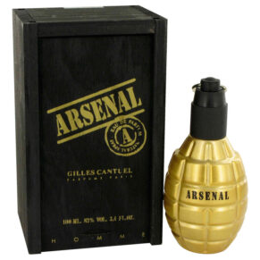 Arsenal Gold Men Eau De Parfum Spray 3.4 oz (100 ml) by Gilles Cantuel