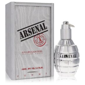 Arsenal Platinum Men Eau De Parfum Spray 3.4 oz (100 ml) by Gilles Cantuel