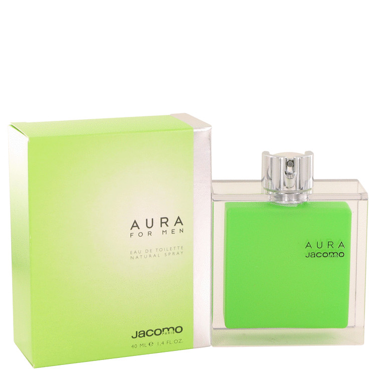 Aura Men Eau De Toilette Spray 1.4 oz by Jacomo