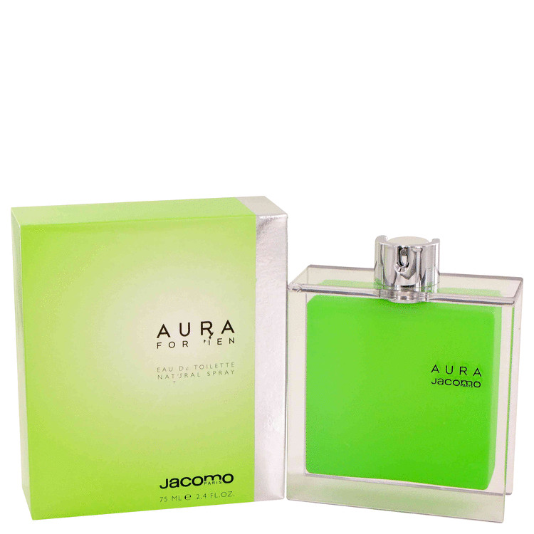 Aura Men Eau De Toilette Spray 2.4 oz by Jacomo