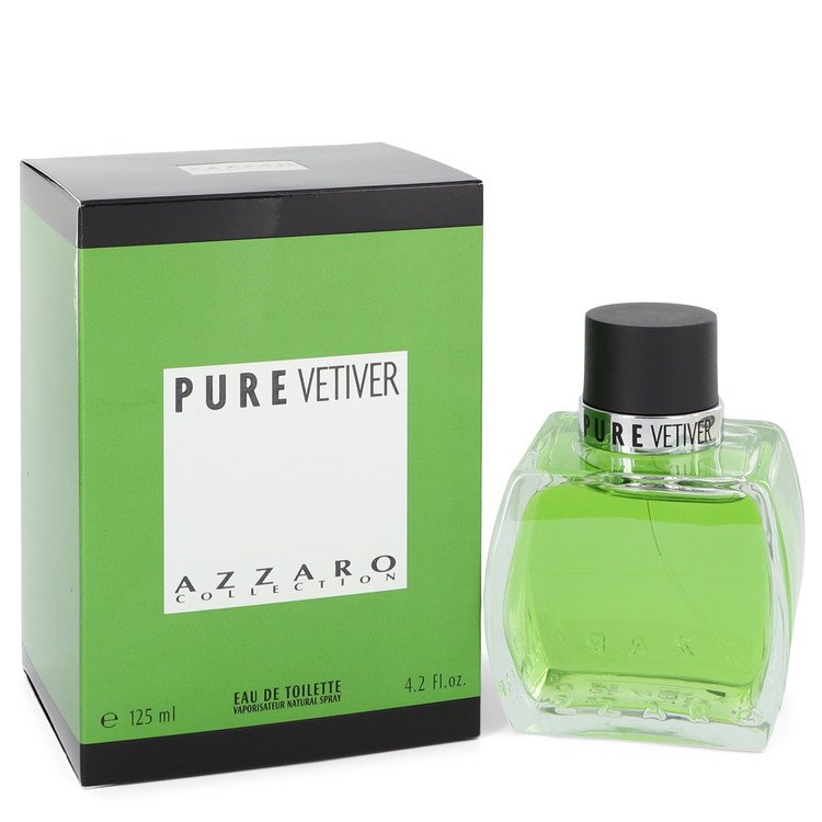 Azzaro Pure Vetiver Men Eau De Toilette Spray 4.2 oz (125 ml) by Azzaro