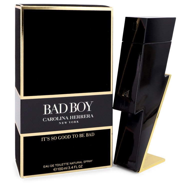 Bad Boy Men Eau De Toilette Spray 3.4 oz (100 ml) by Carolina Herrera