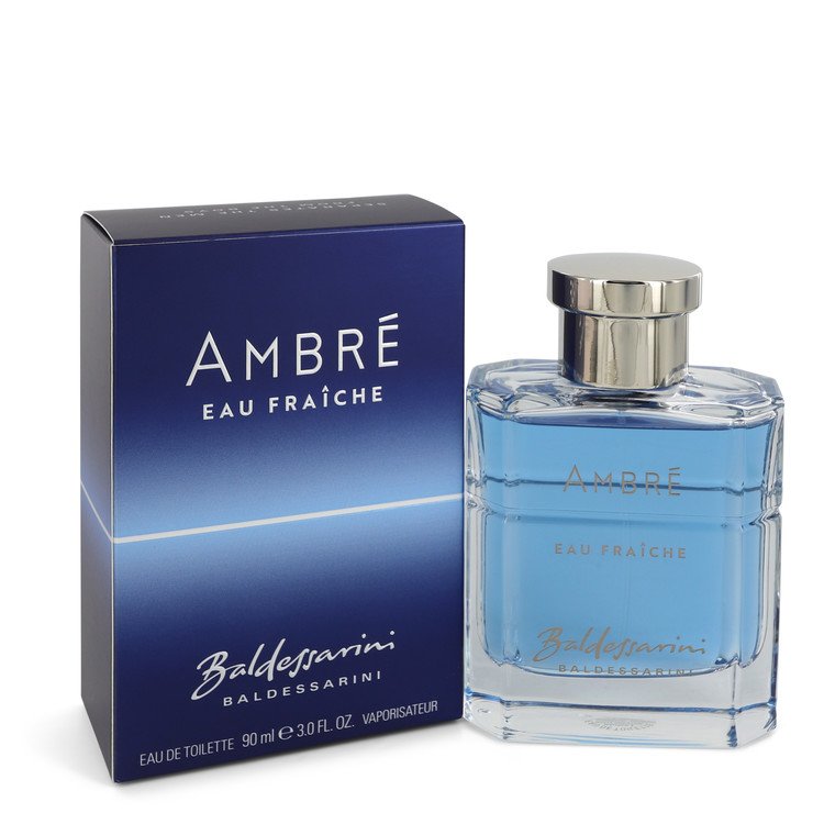 Baldessarini Ambre Eau Fraiche Men Eau De Toilette Spray 3 oz (90 ml) by Hugo Boss