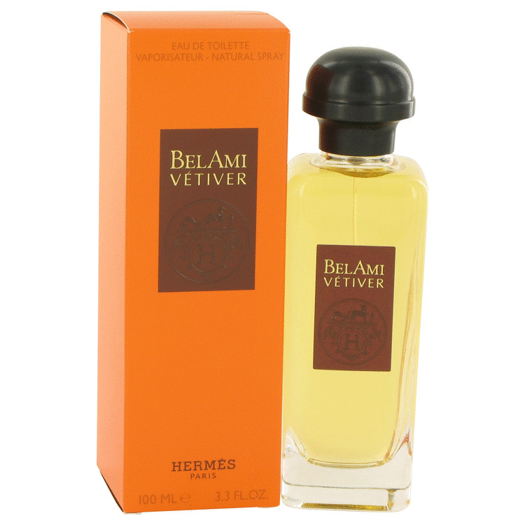 Bel Ami Vetiver Men Eau De Toilette Spray 3.3 oz (100 ml) by Hermes
