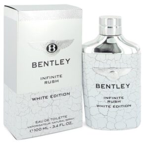 Bentley Infinite Rush Men Eau De Toilette Spray (White Edition) 3.4 oz (100 ml) by Bentley