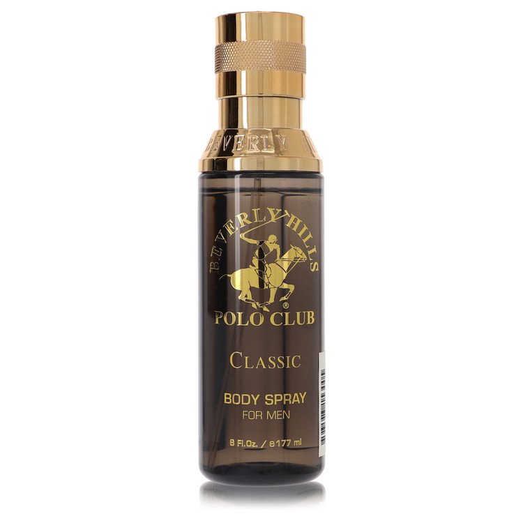 Beverly Hills Polo Club Classic Men Body Spray 6 oz (180 ml) by Beverly Fragrances